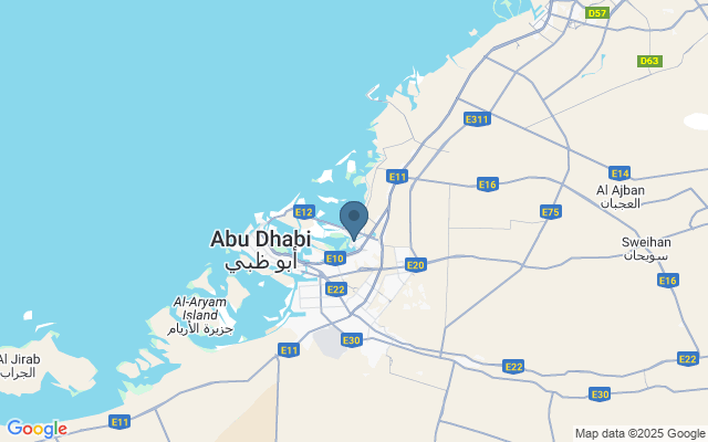 Kaart met locatie Yas Marina Circuit